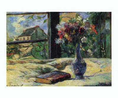 Paul Gauguin Vase of Flowers   8 oil painting image